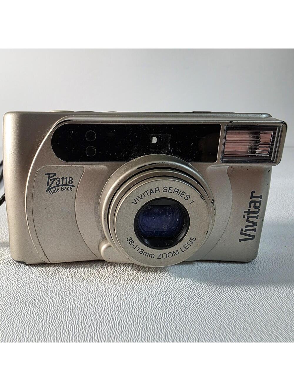 Vivitar Series 1 PZ3118 35mm Point & Shoot Film Camera 38–118mm Zoom AF